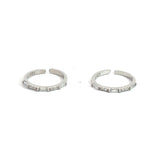 PurpleLuck Shriya Silver Toe Rings