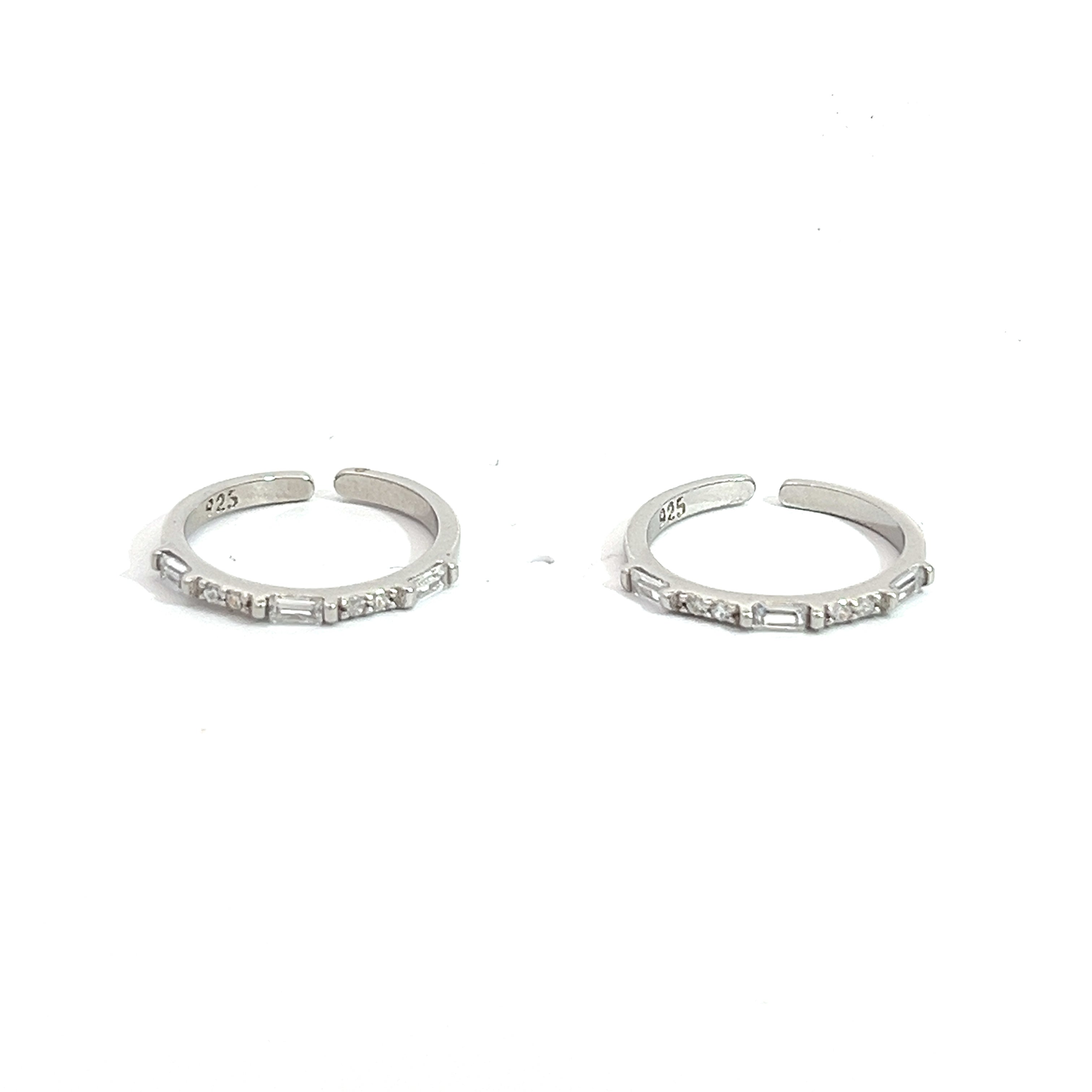 PurpleLuck Shriya Silver Toe Rings