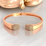 PurpleLuck Sophia 925 Silver Bracelet in rose gold plating for Women and Girls. Perfect gift for Girlfriend. Luxury Wear for Women