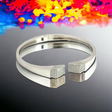 PurpleLuck Sophia 925 Silver Bracelet Party wear Luxury and elegant bracelet. Gift for girlfriend 