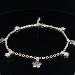 PurpleLuck- Starry Silver Anklet