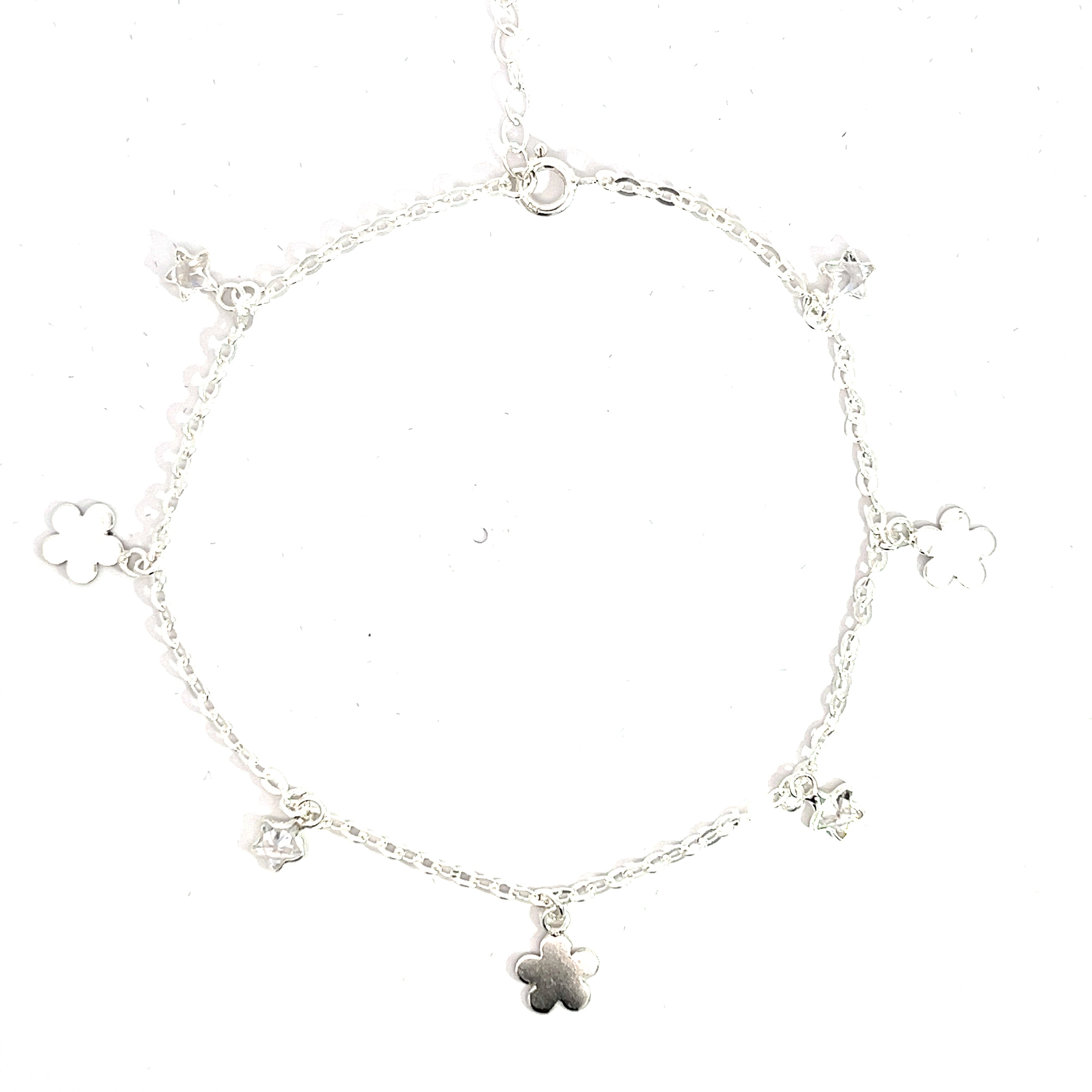 PurpleLuck- Starry Silver Anklet