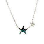 PurpleLuck Enchanted Starfish 925 Silver Necklace dainty necklace for women