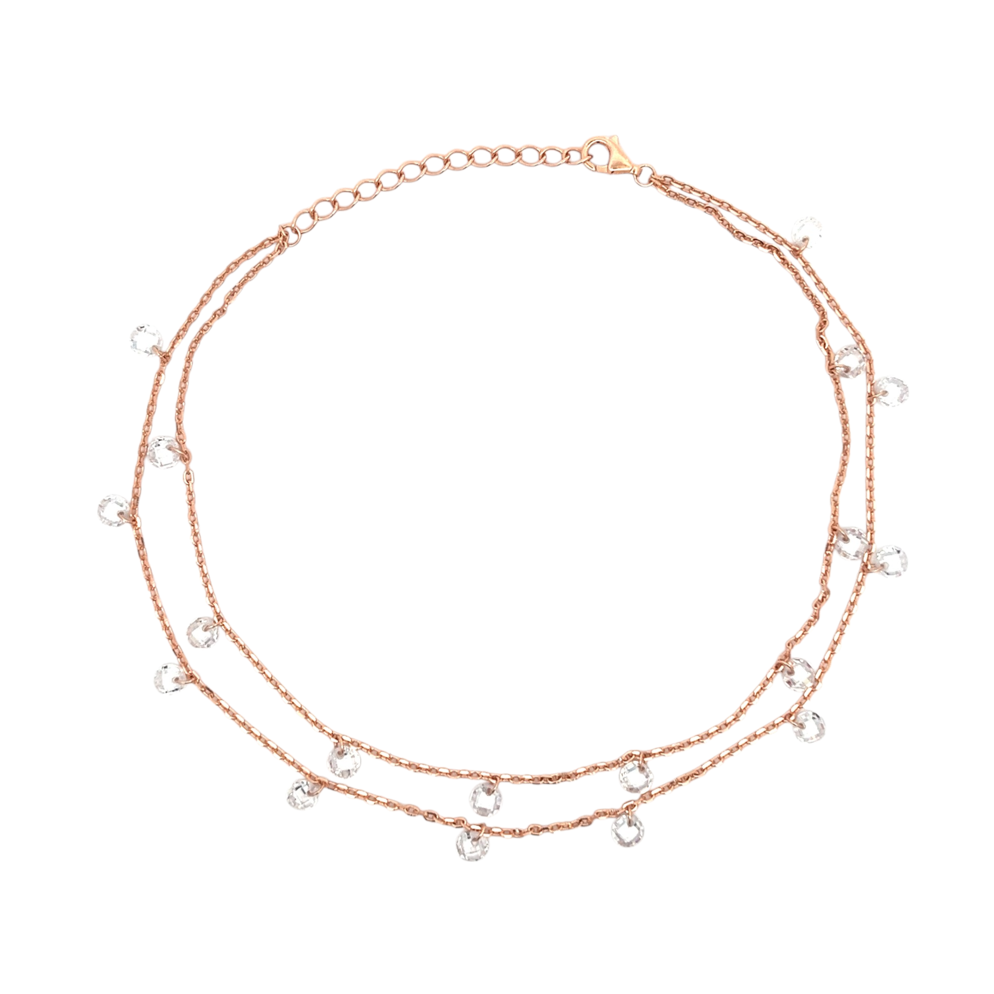 PurpleLuck Stella 925 Silver Double Layered Queen Anklet. Traditional Indian jewelry for festive wear. Perfect gift for women