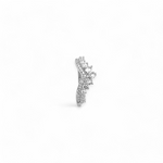 PurpleLuck  Tiara Diamond 925 Silver Vanki Ring. Romantic gift for women, Birthday gift