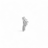 PurpleLuck  Tiara Diamond 925 Silver Vanki Ring. Romantic gift for women, Birthday gift
