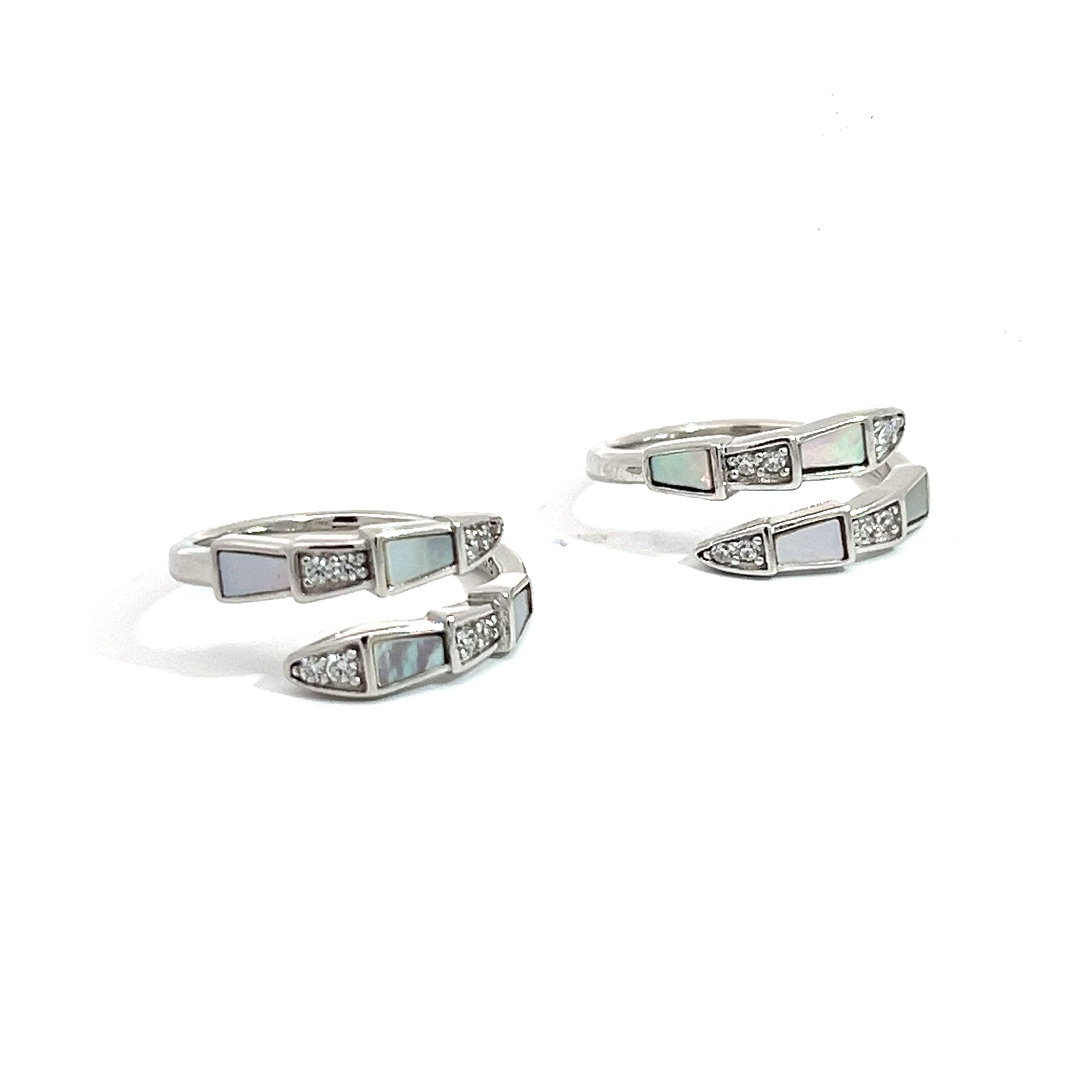 PurpleLuck- Serpent Silver Toe Rings