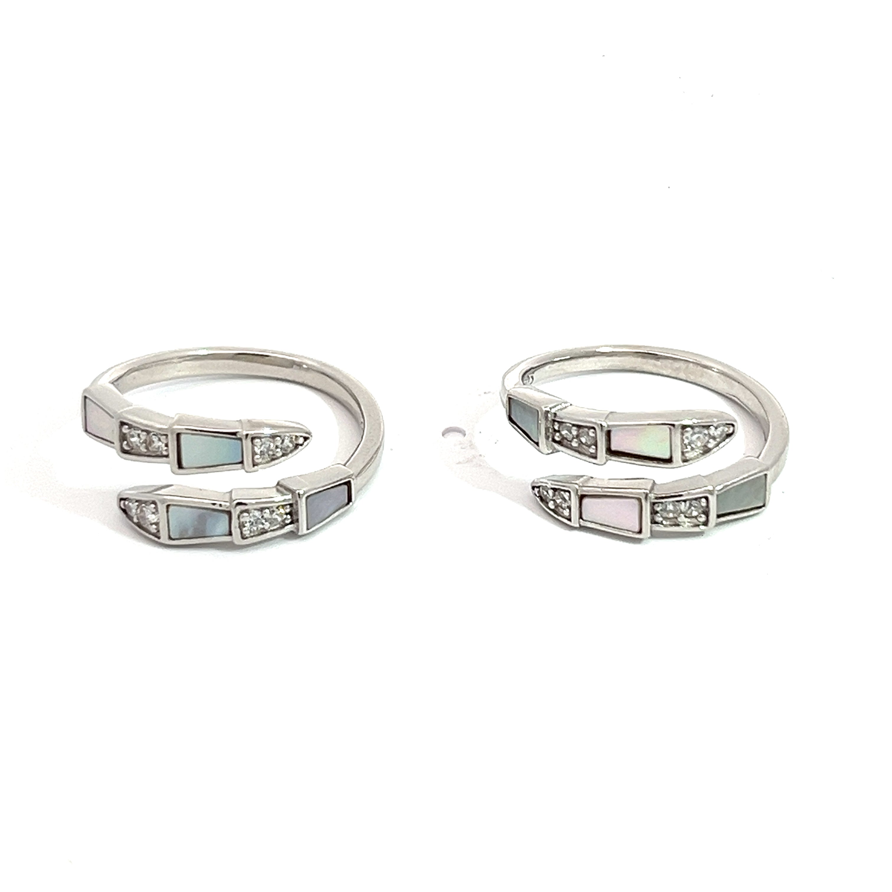 PurpleLuck- Serpent Silver Toe Rings