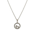 PurpleLuck Miss World 925 Silver Pendant. Simple and elegant jewellery for women. Gift for girlfriend and wife