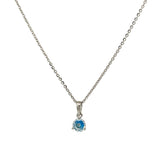 PurpleLuck Turkish Nazar Boncuk 925 Silver Pendant. Dainty simple daily wear pendant for women and girls
