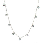 Purpleluck Queen Victoria Silver Necklace. Dainty chain necklace Ideal for daily wear. Perfect gift for girlfriend, sister and wife.