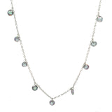 Purpleluck Queen Victoria Silver Necklace. Dainty chain necklace Ideal for daily wear. Perfect gift for girlfriend, sister and wife.