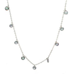 Purpleluck Queen Victoria Silver Necklace. Dainty chain necklace Ideal for daily wear. Perfect gift for girlfriend, sister and wife.