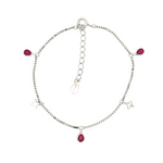 Purpleluck Zeenat 925 Silver Bracelet for Women and Girls for Birthday and Wedding Gift 