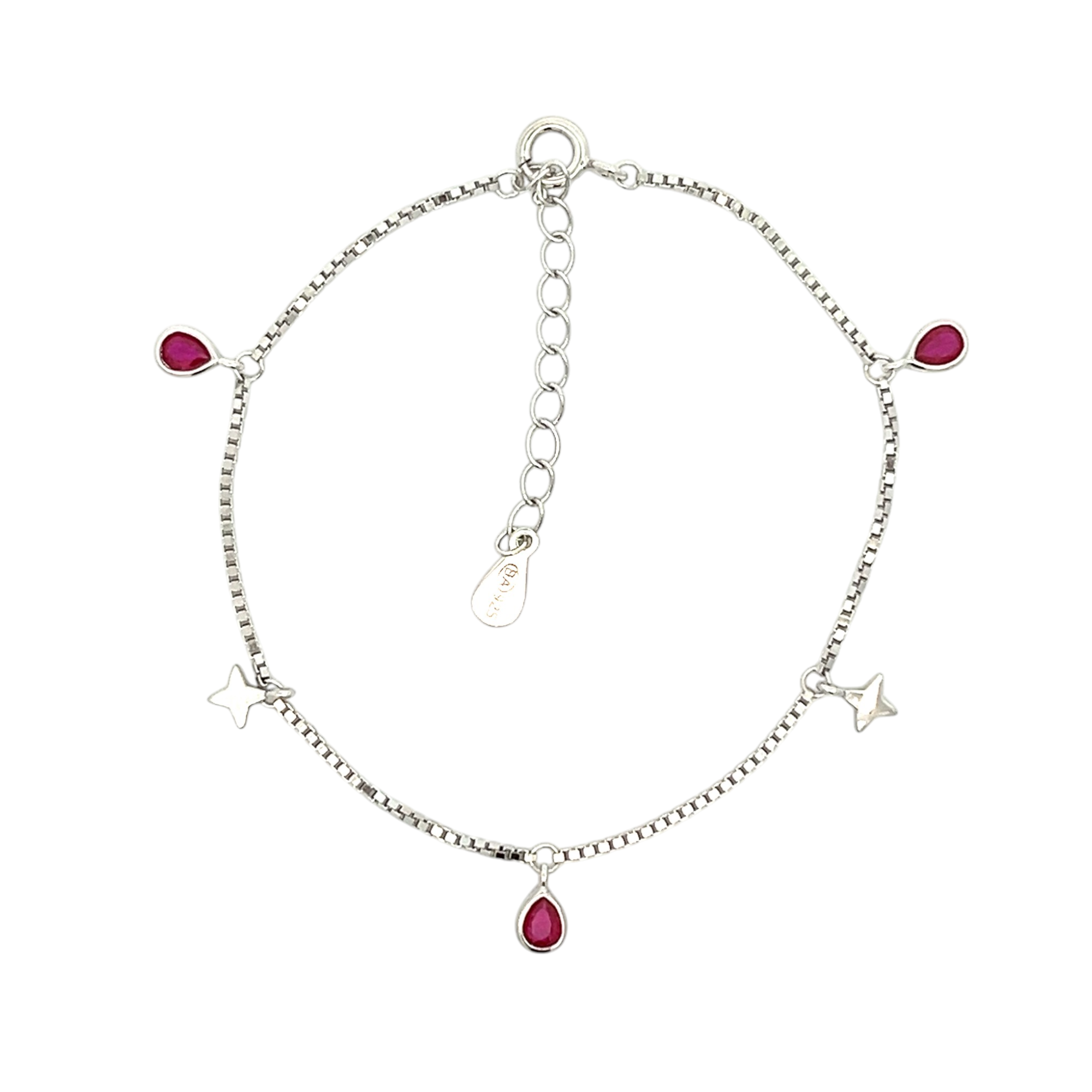 Purpleluck Zeenat 925 Silver Bracelet for Women and Girls for Birthday and Wedding Gift 