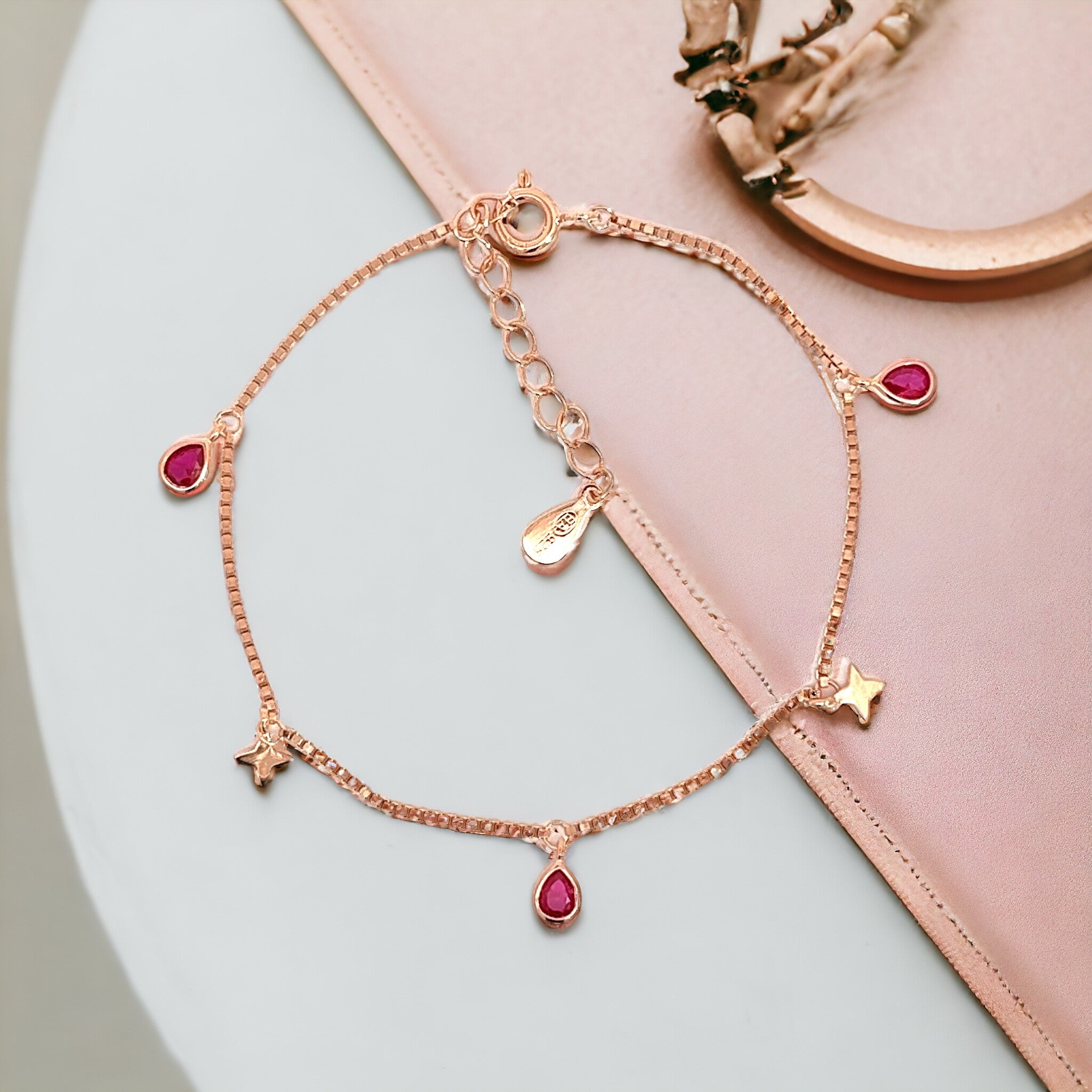 Rose gold artificial jewellery on sale