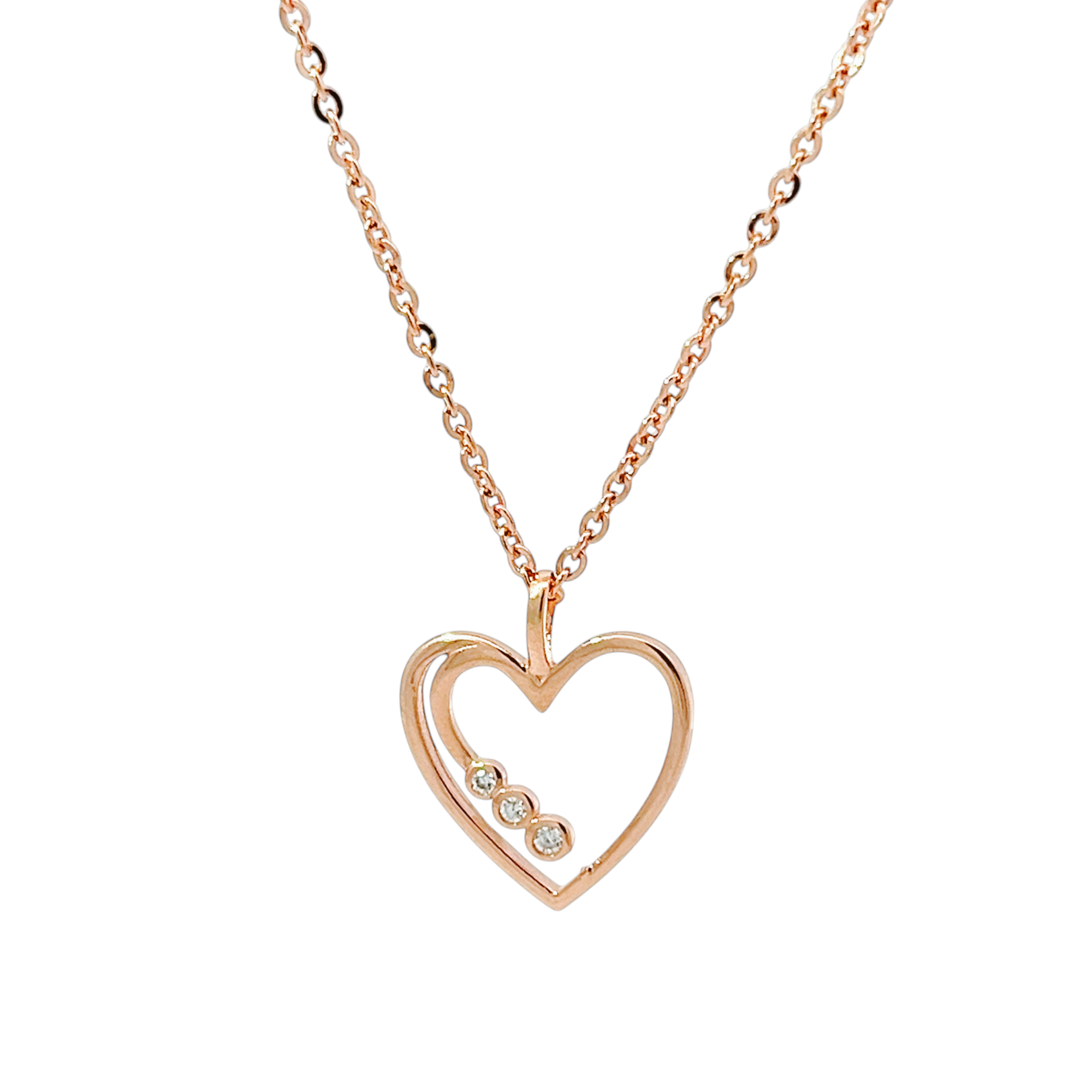 PurpleLuck Zendaya 925 Silver Heart Pendant with roe gold plating Perfect for girlfriend and wife for Valentines day and anniversaries