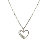 PurpleLuck Zendaya 925 Silver Heart Pendant for gifting for girlfriend and wife for Valentines day and anniversaries
