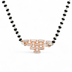 PurpleLuck Zoya Rose Gold Mangalsutra in Sterling Silver Indian traditional jewellery for women