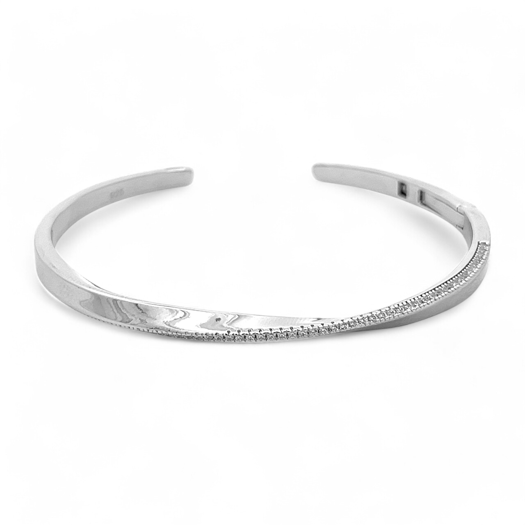 PurpleLuck Zubeida 925 Silver Bracelet.Wedding wear modern and elegant jewellery for women and girls